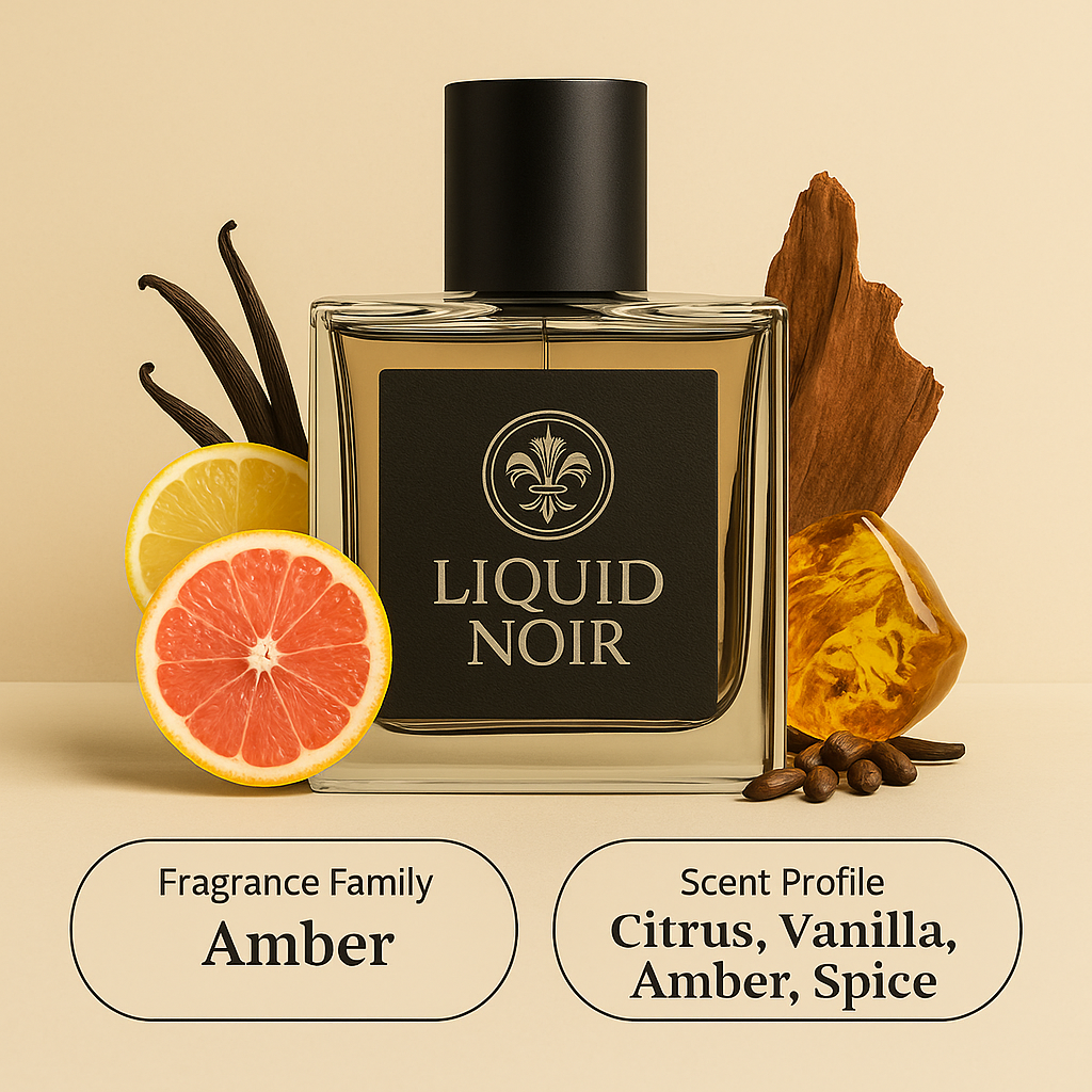 Turn Heads and Ignite Her Desire with Two Sprays of Liquid Noir Cologne