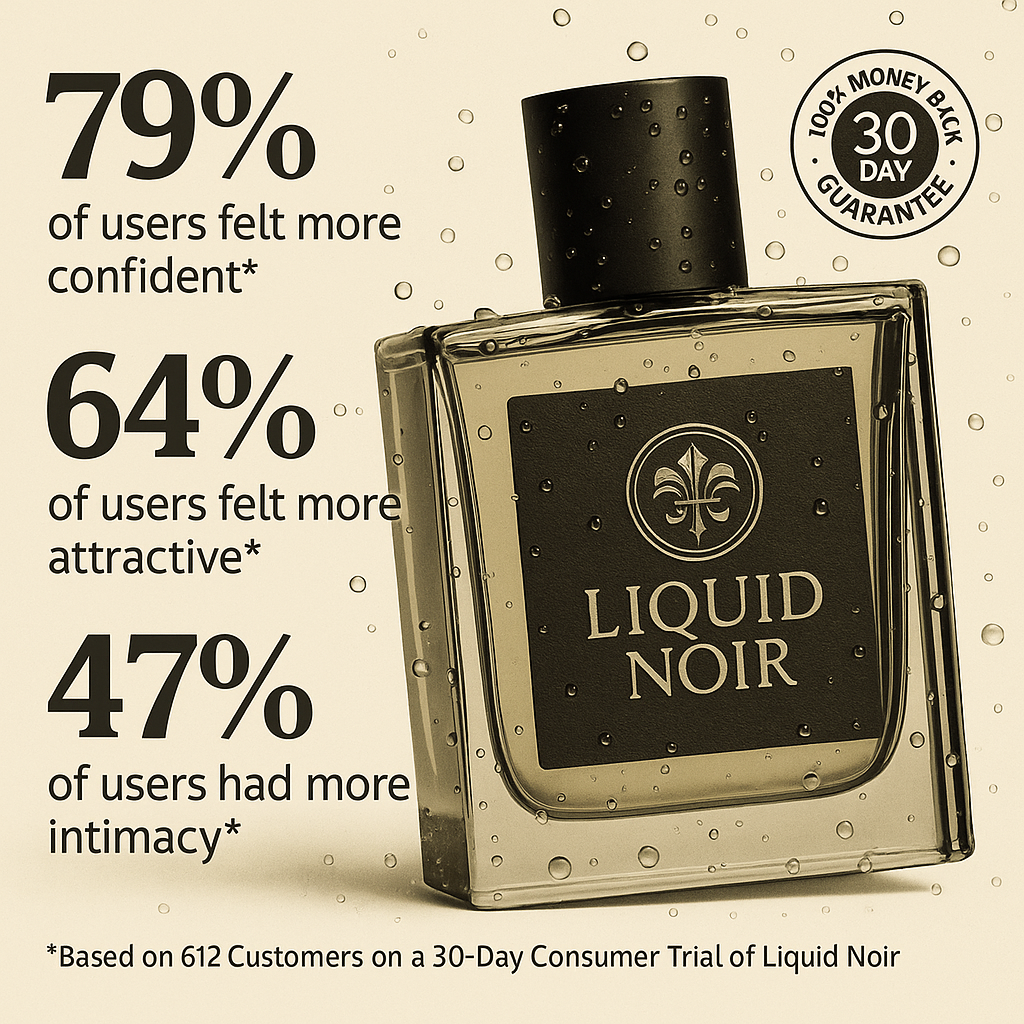 Turn Heads and Ignite Her Desire with Two Sprays of Liquid Noir Cologne