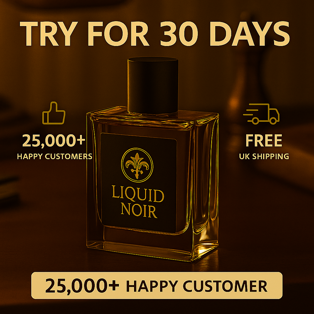 Turn Heads and Ignite Her Desire with Two Sprays of Liquid Noir Cologne