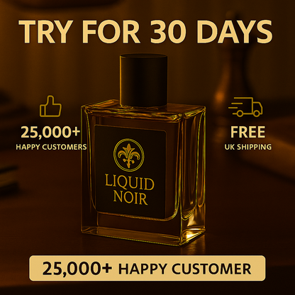 Turn Heads and Ignite Her Desire with Two Sprays of Liquid Noir Cologne